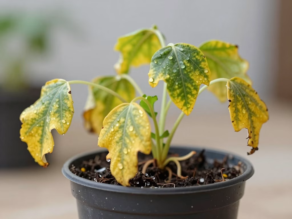 Boutures qui ne prennent pas racine avec symptomes visibles de dessechement et pourriture