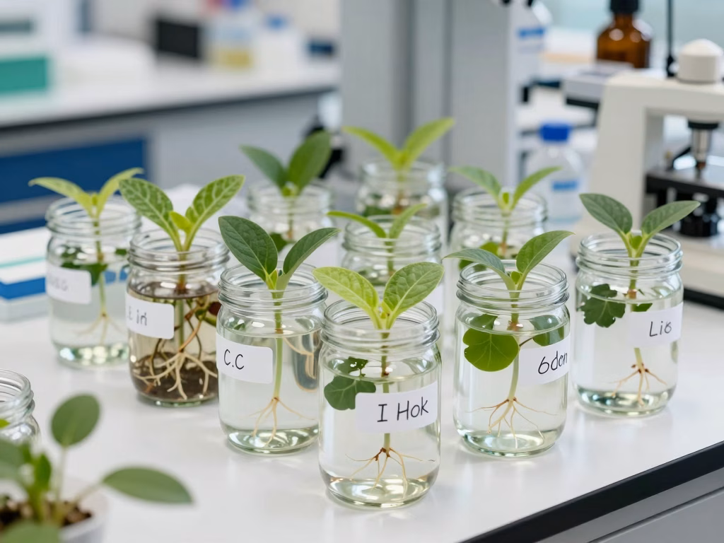 Préparation d'une bouture de tige avec les bons outils et techniques