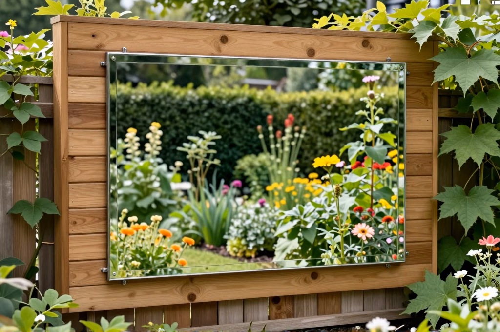 Fixer un miroir sur une clôture en bois : la méthode qui tient dans le temps