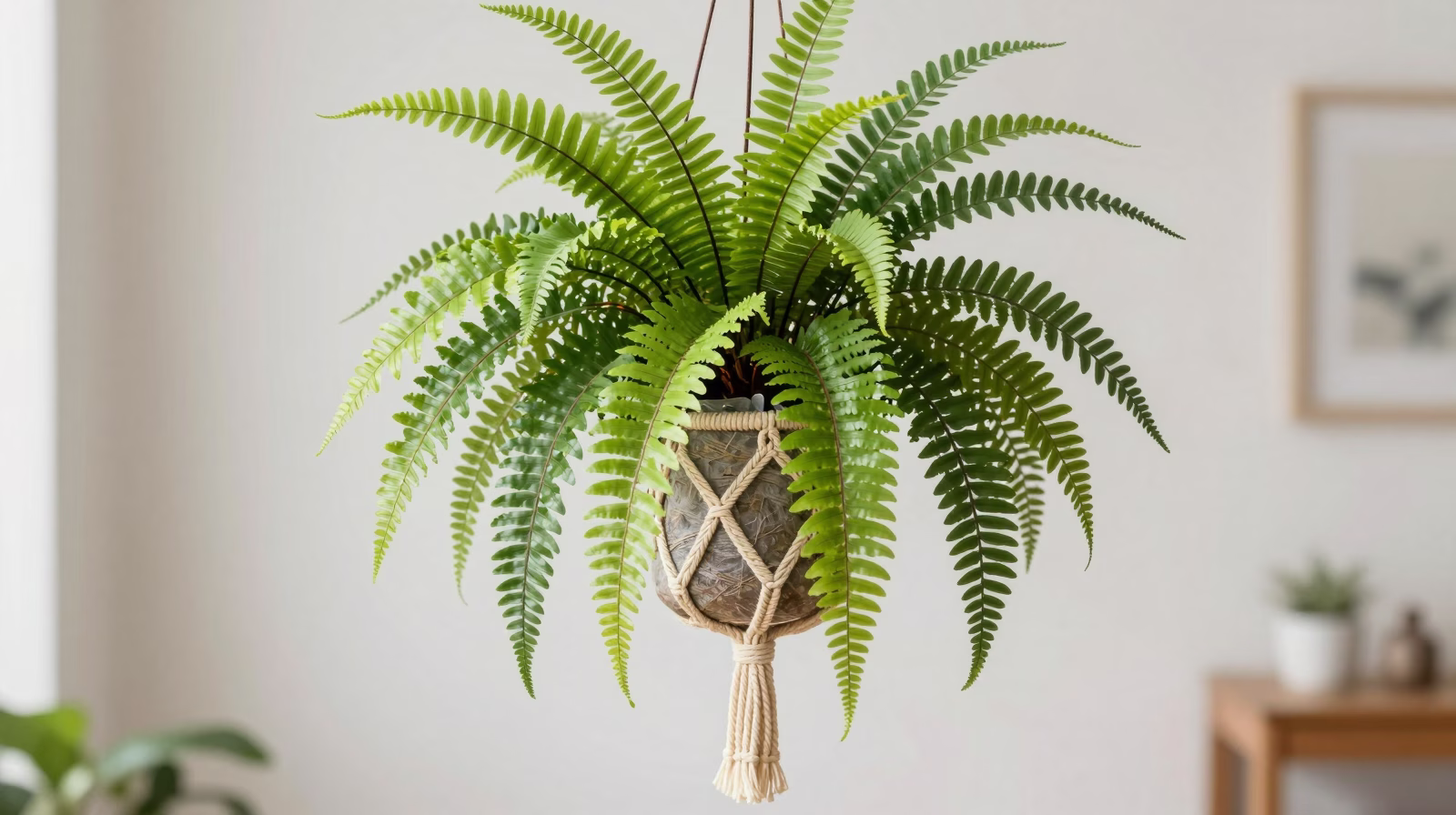 Nephrolepis exaltata (Fougère de Boston)