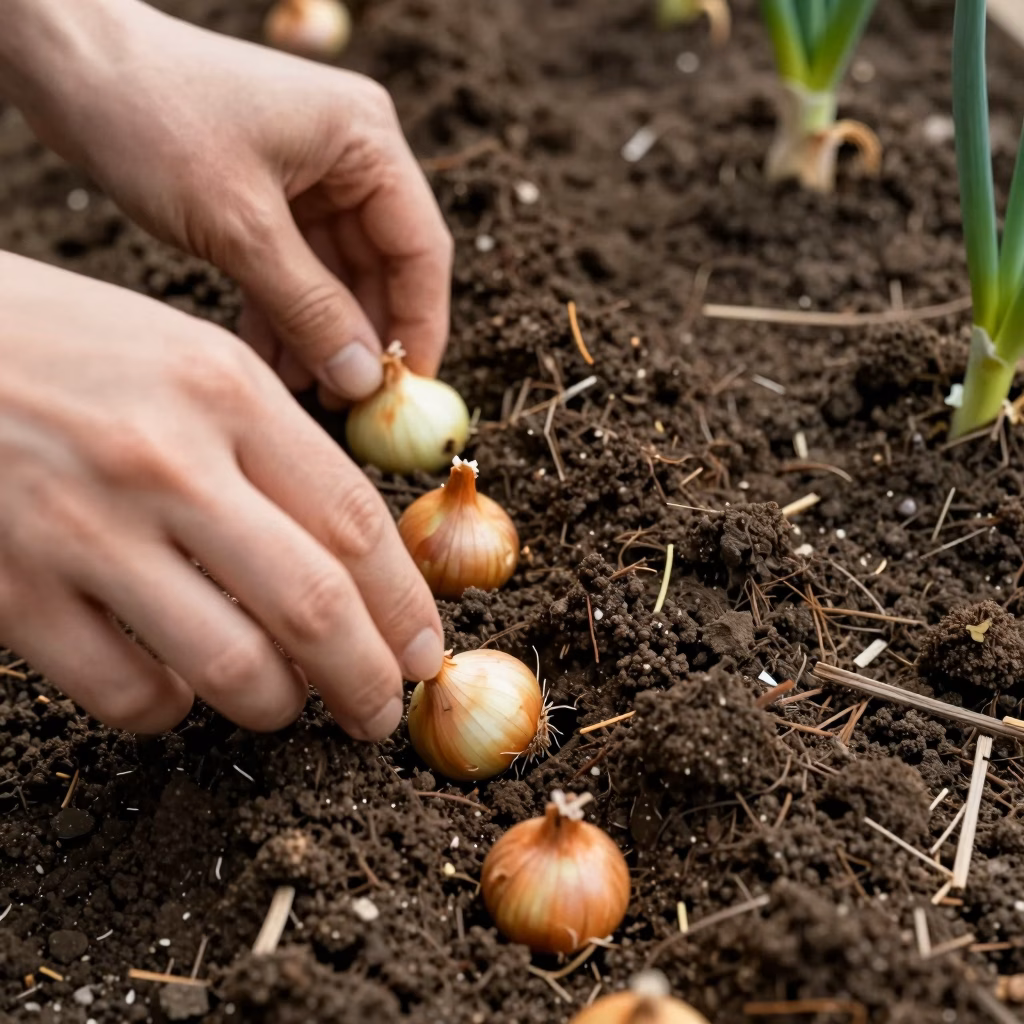 &Eacute;tape par &eacute;tape : s&eacute;lection et plantation des bulbilles d&rsquo;oignon