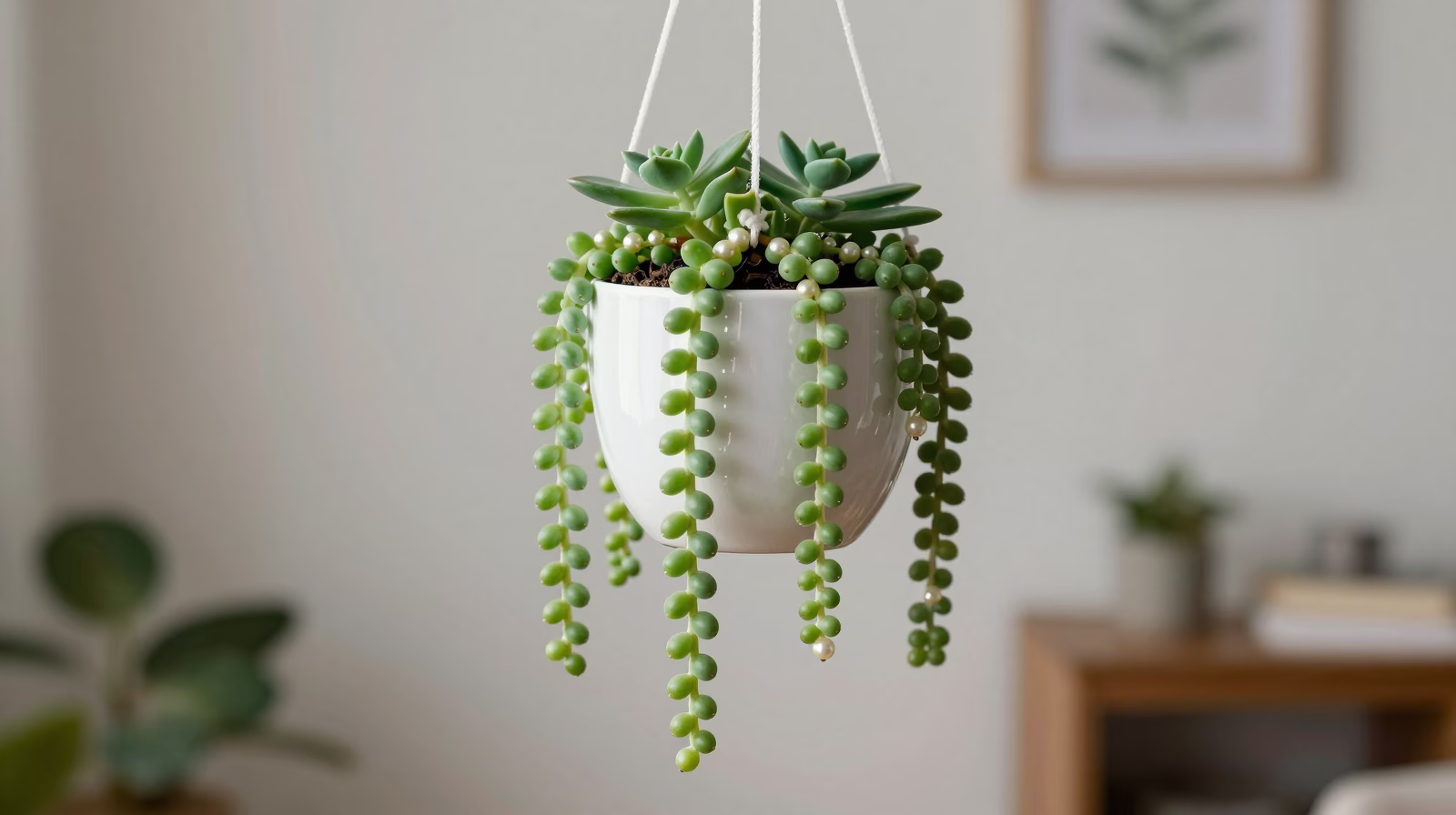 Senecio rowleyanus (Collier de perles)